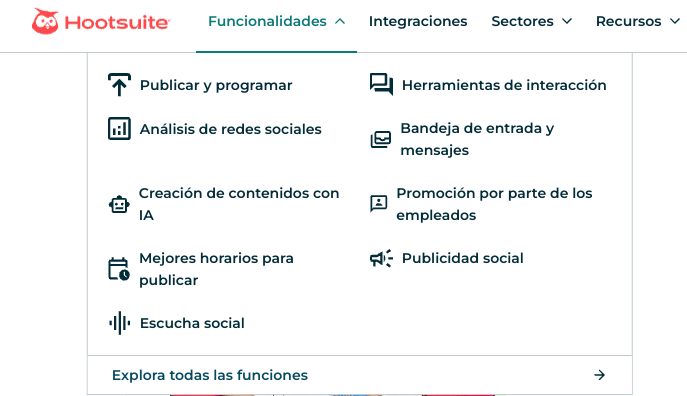 Herramienta de Gestión de Redes Sociales - Hootsuite